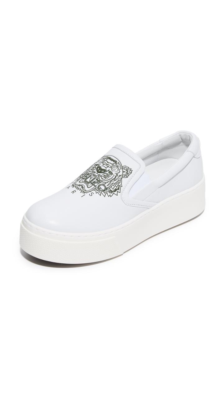 Kenzo K Py Platform Slip On Sneakers