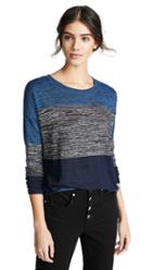 Rag Bone Jean Striped Hudson Long Sleeve Tee