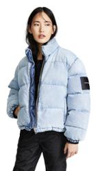 Denim X Alexander Wang Puffer Jacket