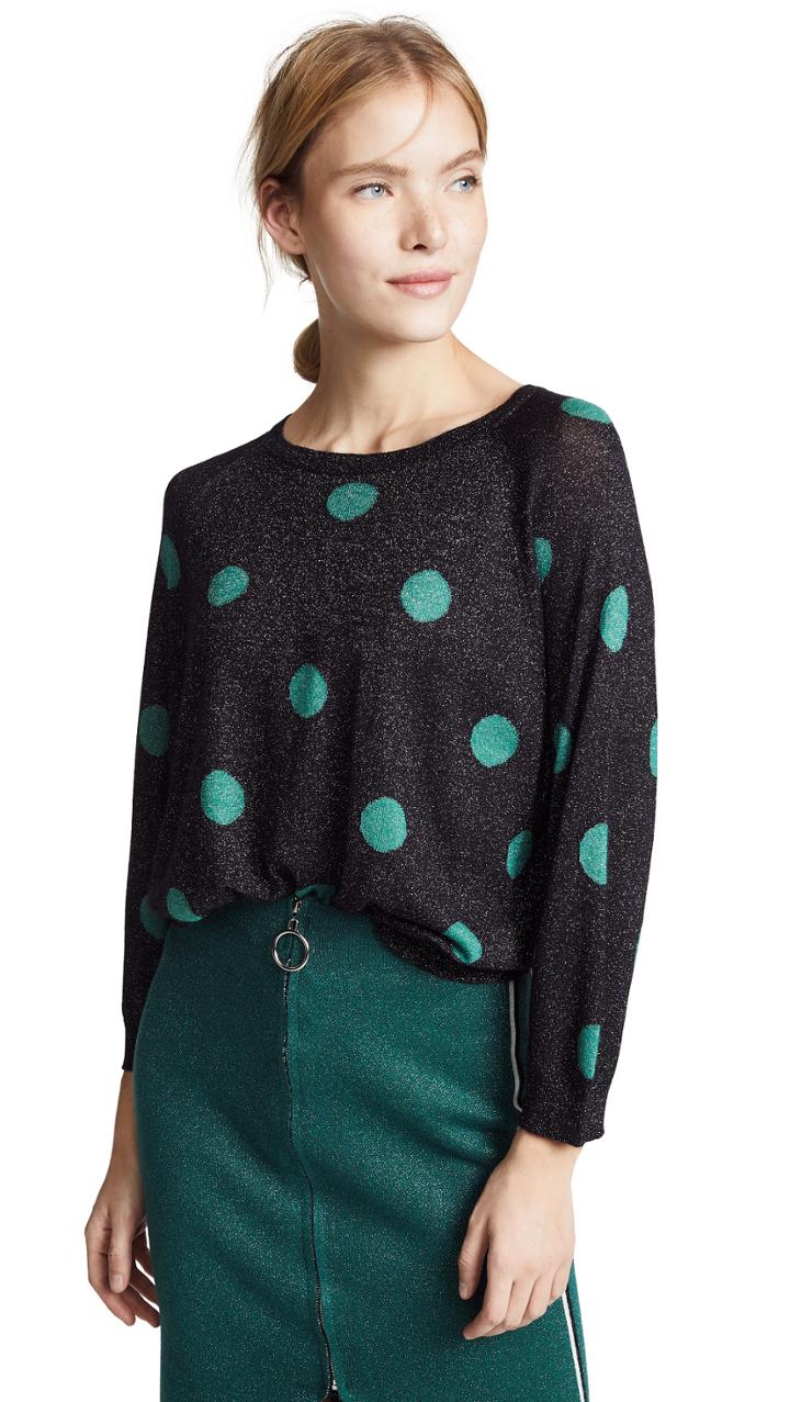 Autumn Cashmere Polka Dot Cashmere Sweater