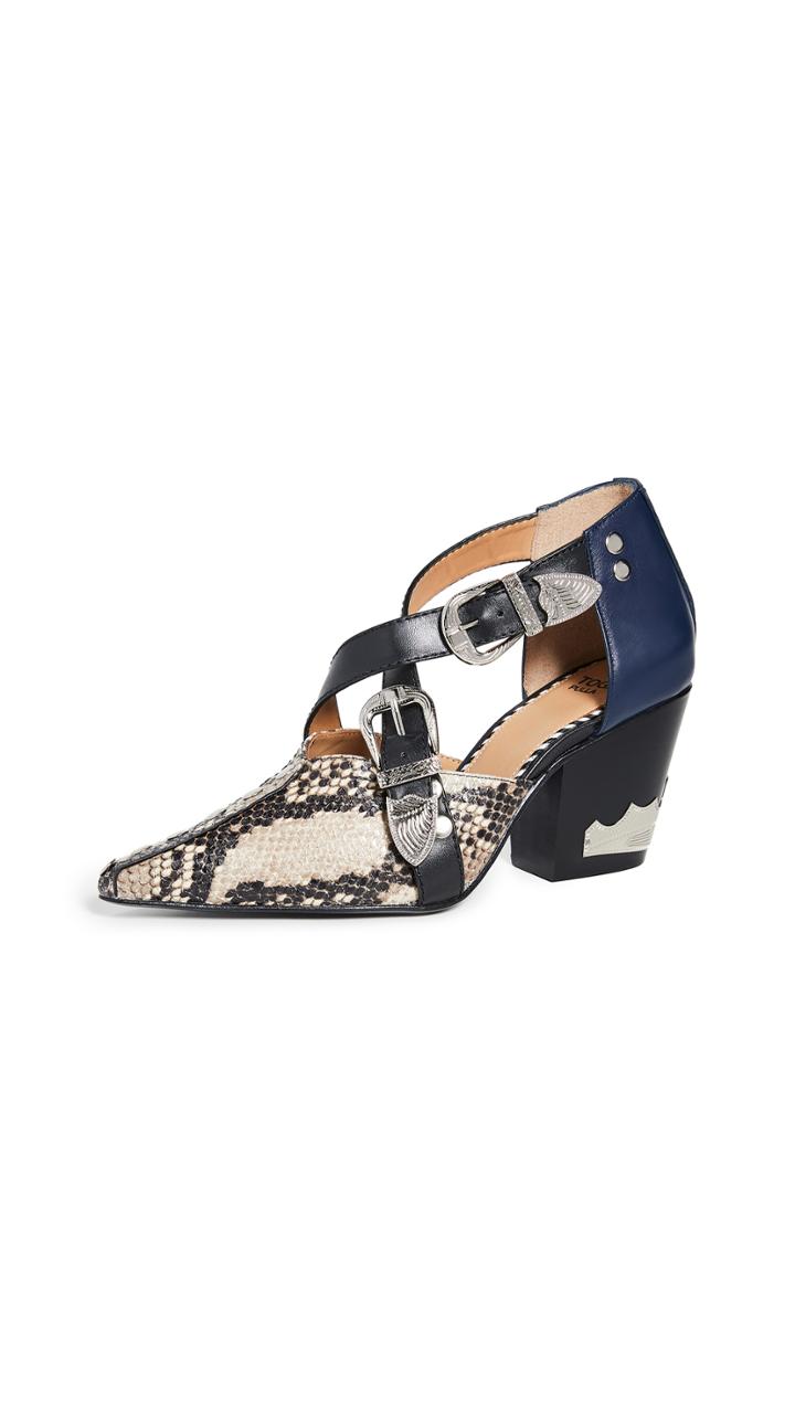 Toga Pulla Heeled Buckle Pumps