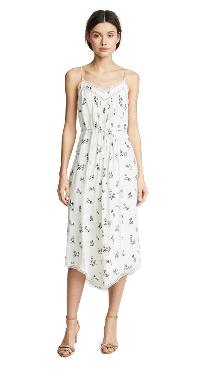 Zimmermann Pintuck Slip Dress