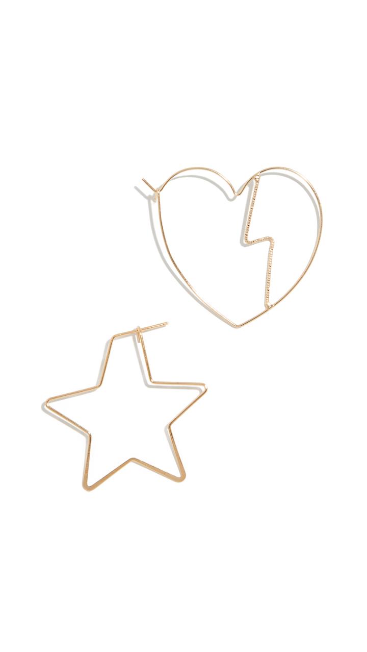 Jules Smith Heartbreak Mismatched Earrings