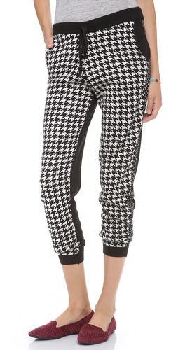 Mason By Michelle Mason Houndstooth Sweatpants