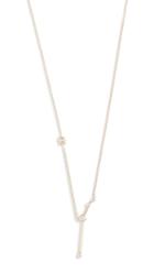Lulu Frost 14k Gold Aries Necklace With White Diamonds