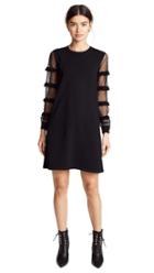 Red Valentino Sheered Sleeve Dress