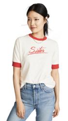 Madewell Sister Graphic Relaxed Ringer Tee