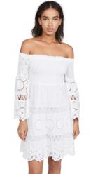 Temptation Positano Off Shoulder Long Sleeve Short Dress