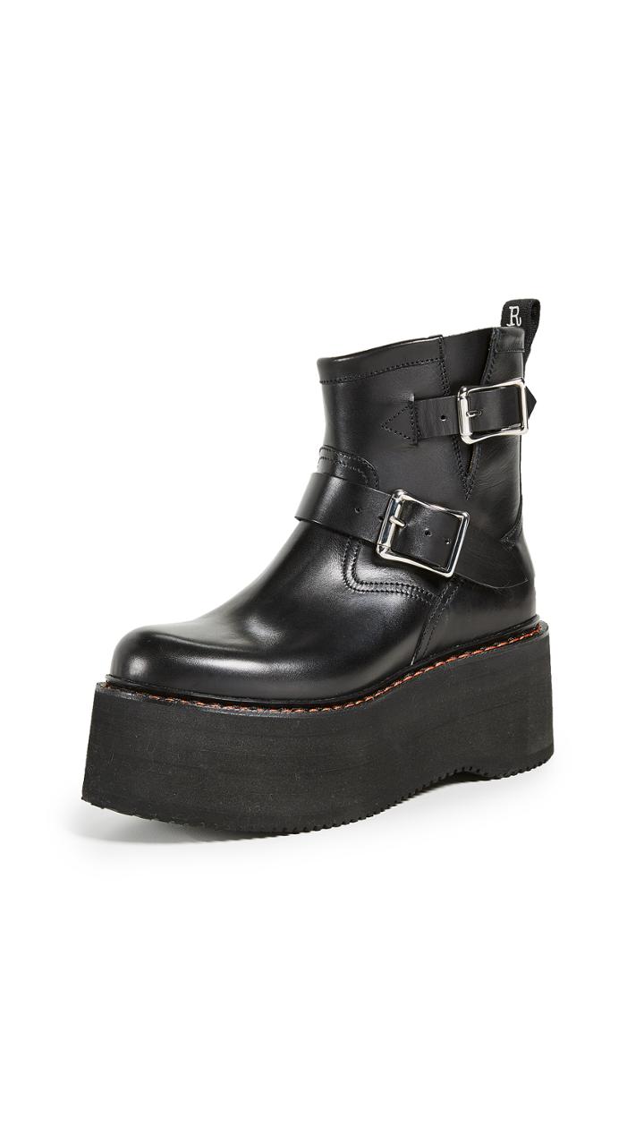 R13 Double Stack Engineer Boots
