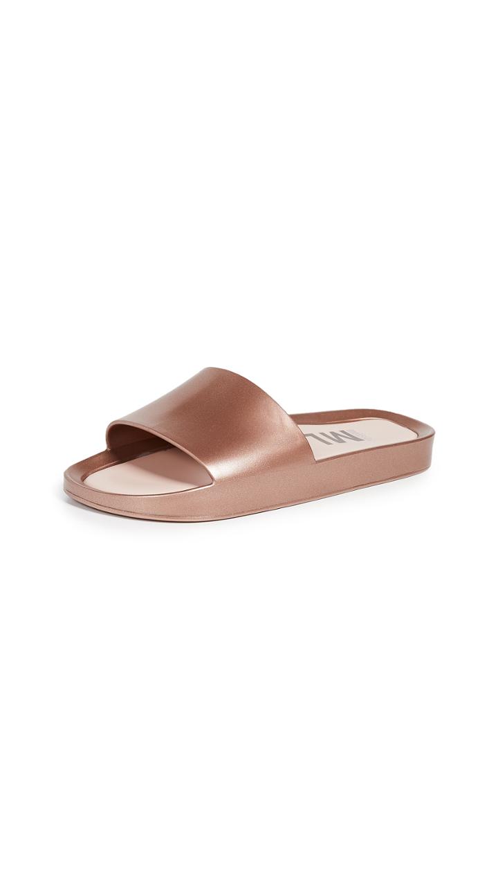 Melissa Beach Shine Slides