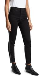 Hudson Holly Hr Ankle Skinny Jeans With Piping