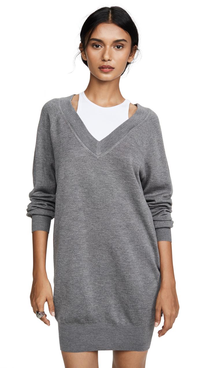 Alexanderwang T Bi Layer Sweater Dress
