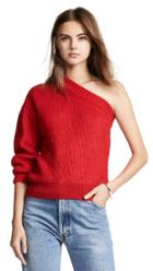 Nina Ricci Mohair One Sleeve Sweater