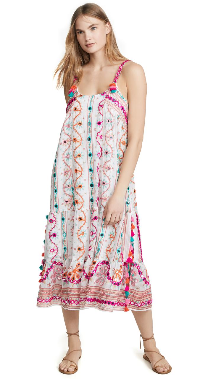 Juliet Dunn Tassel Maxi Dress