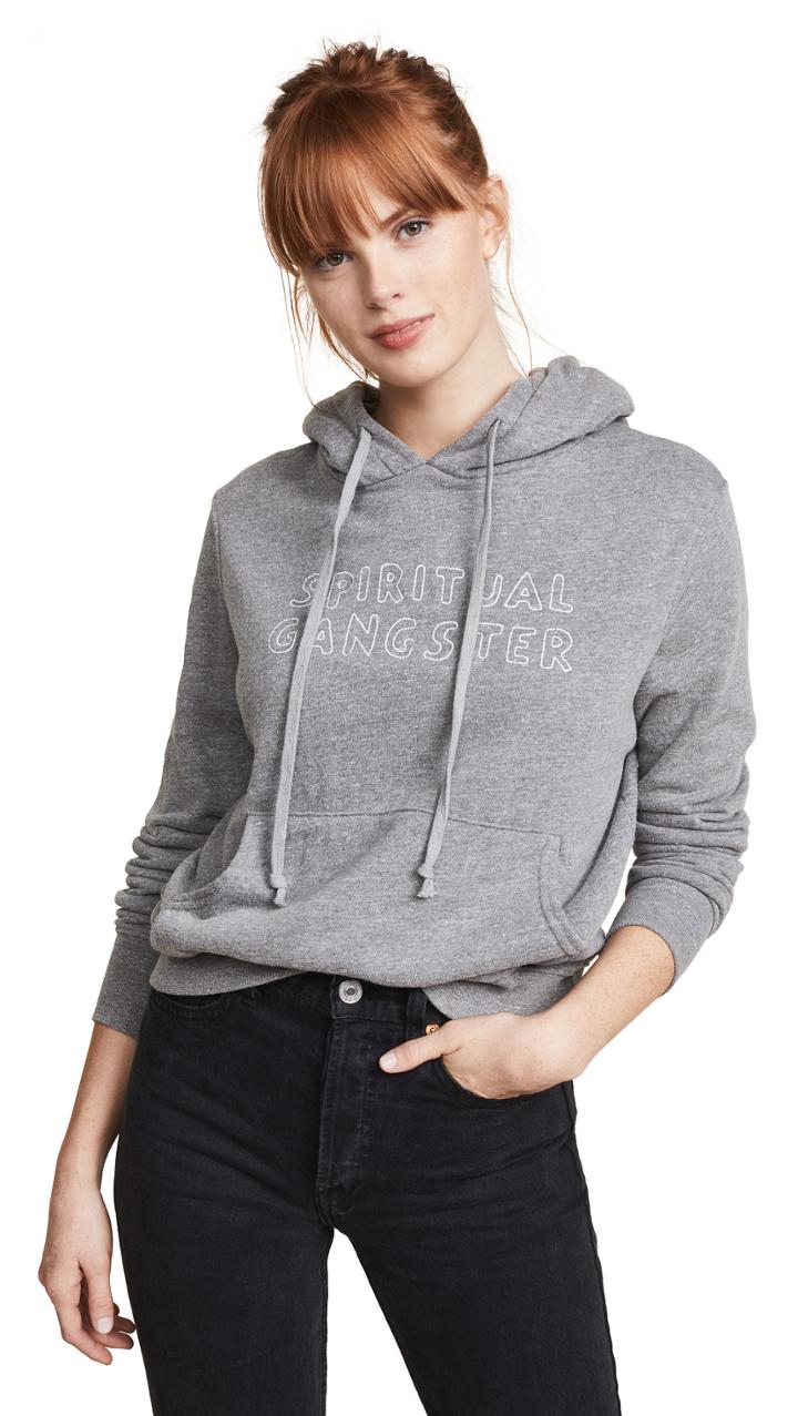 Spiritual Gangster Outline Sundown Pullover Hoodie