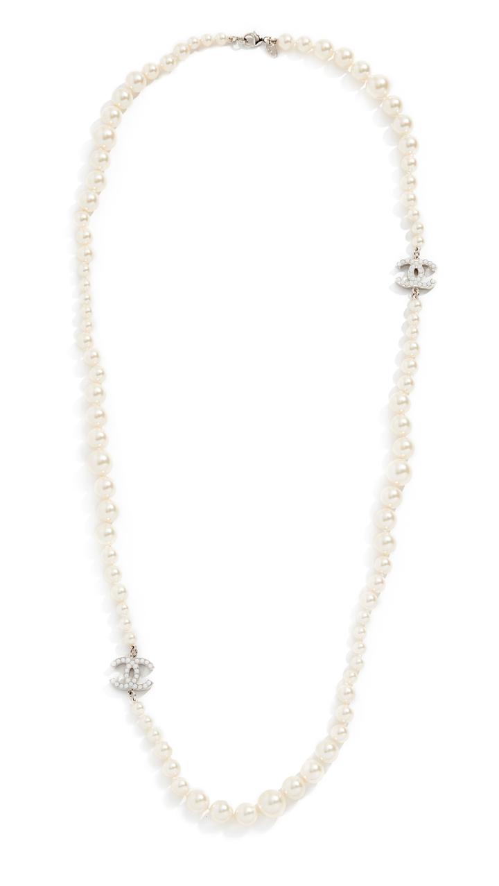 What Goes Around Comes Around Chanel Imitation Pearl Necklace