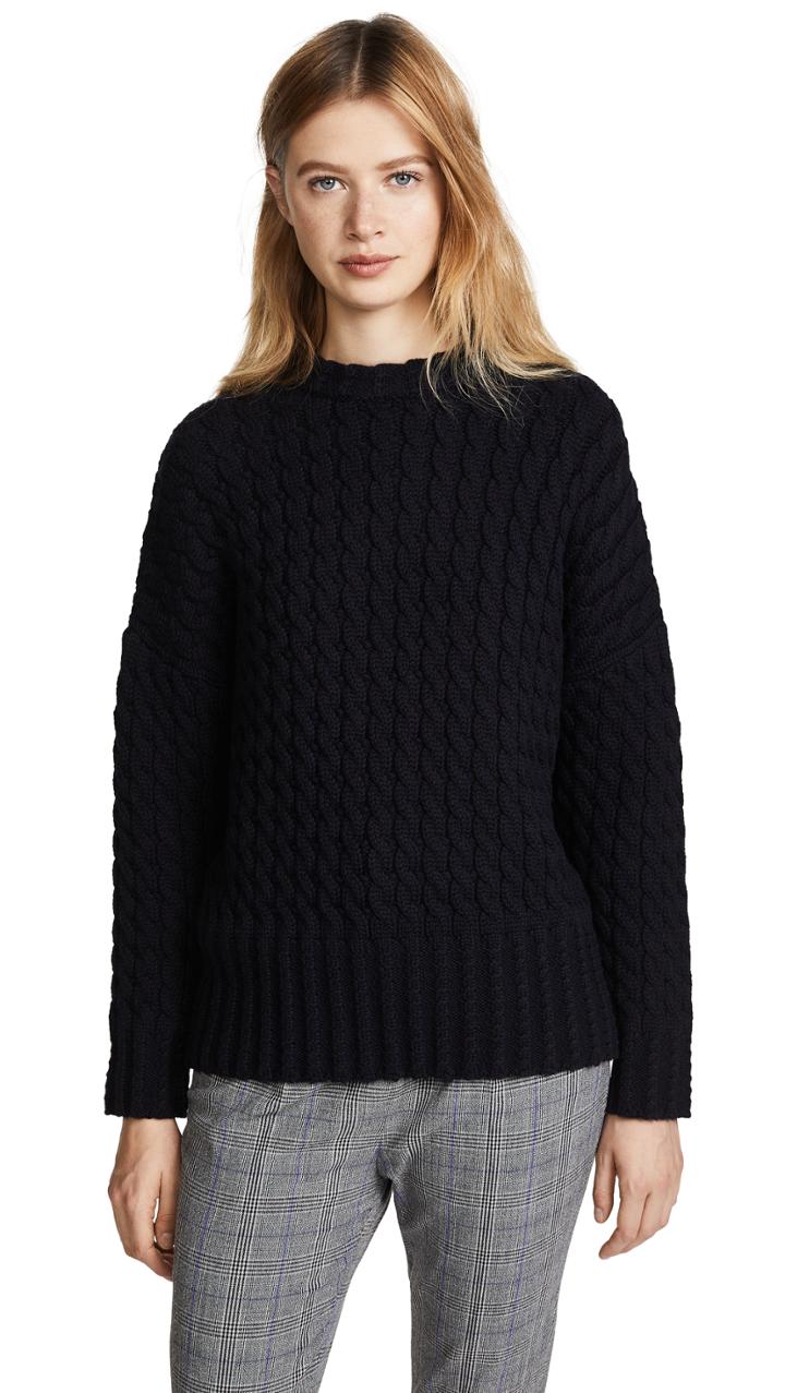 Victoria Victoria Beckham Drop Shoulder Sweater