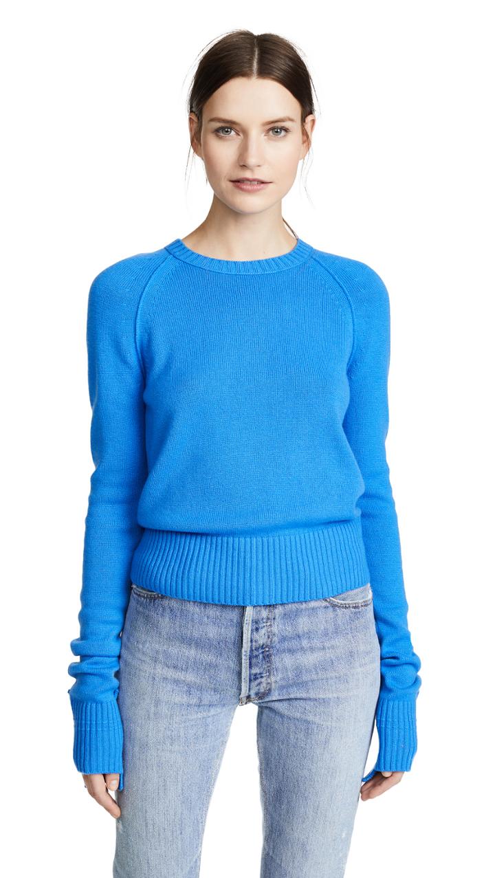 Helmut Lang Shrunken Cashmere Sweater