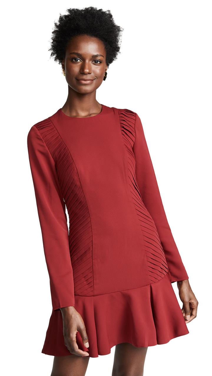 C Meo Collective Visceral Long Sleeve Mini Dress