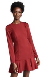C Meo Collective Visceral Long Sleeve Mini Dress