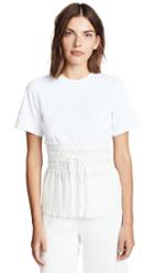 3 1 Phillip Lim Pleated Waist T Shirt