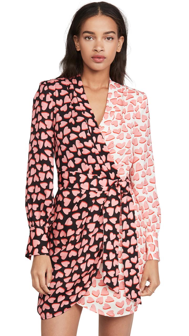 Rebecca Vallance Twin Hearts Mini Dress