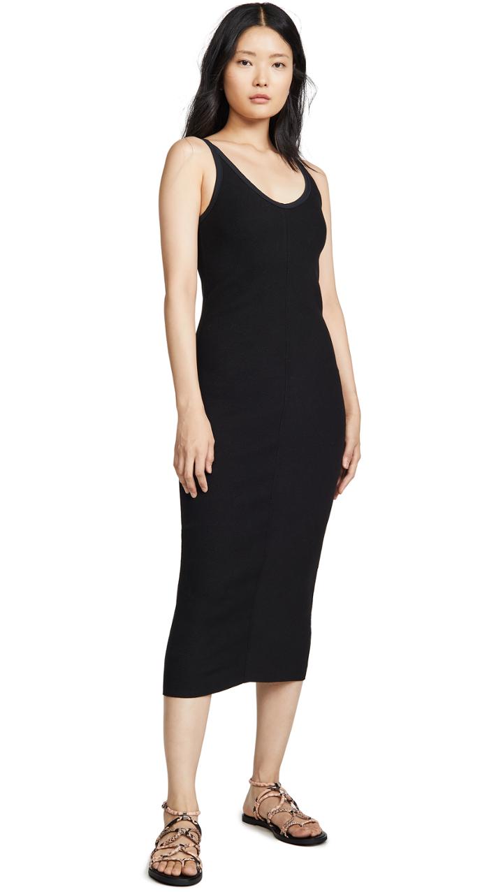 James Perse Chevron Rib Cami Dress