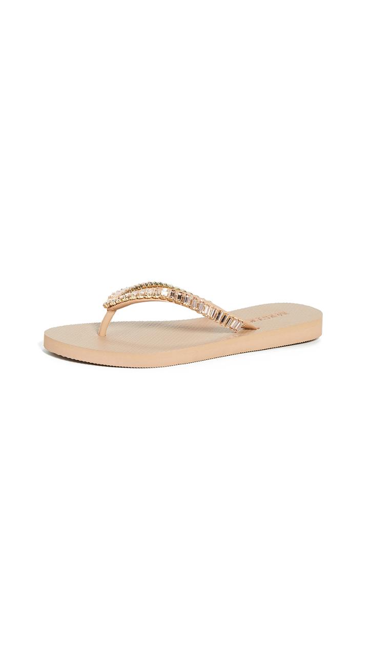Mystique Jeweled Flip Flops