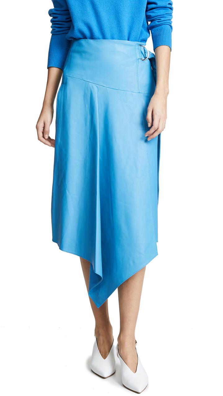 Tibi Asymmetric Drape Skirt
