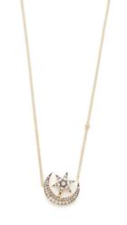 Shay Mini Pave Link 18k Gold Choker Necklace