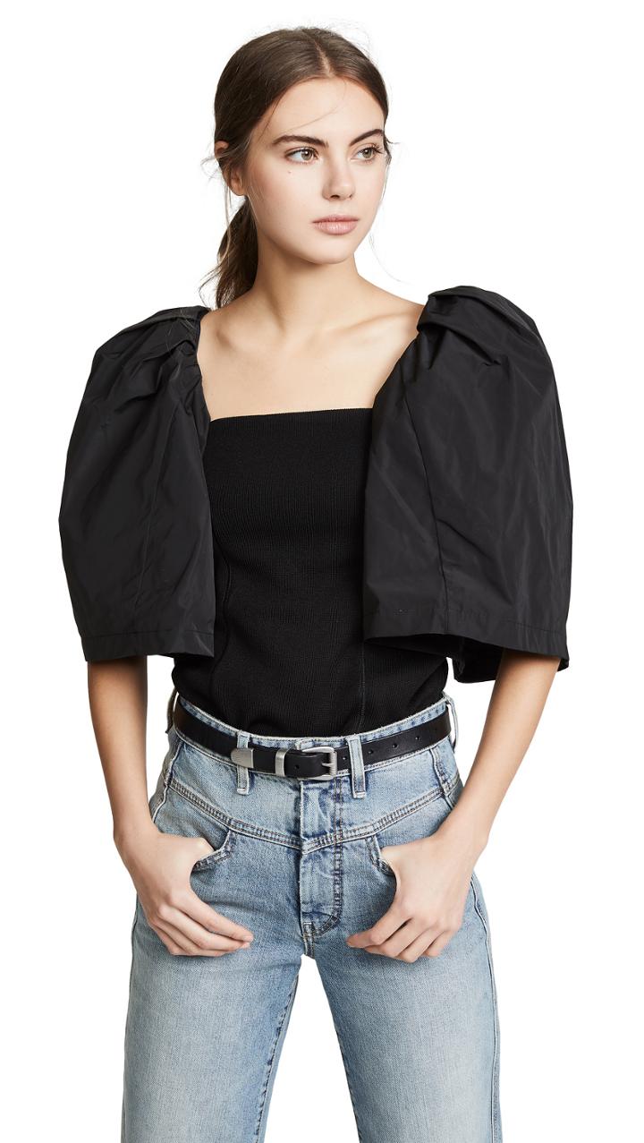 Toga Pulla Waffle Jersey Top