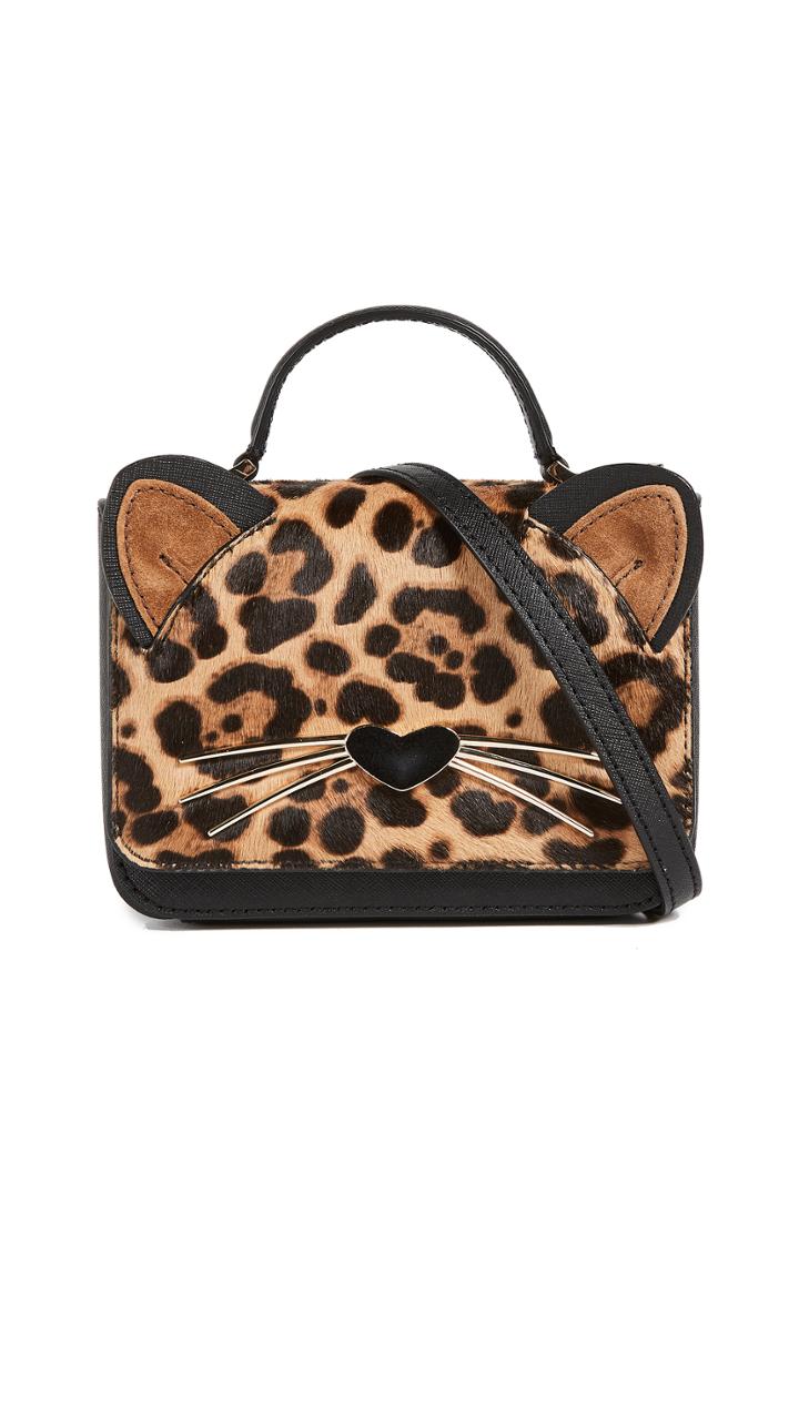 Kate Spade New York Leopard Mini Janine Cross Body Bag