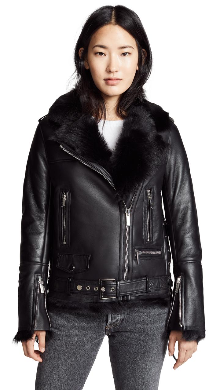 Nour Hammour Vivienne Shearling Coat