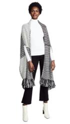 Rebecca Minkoff Patchwork Jacquard Scarf Poncho
