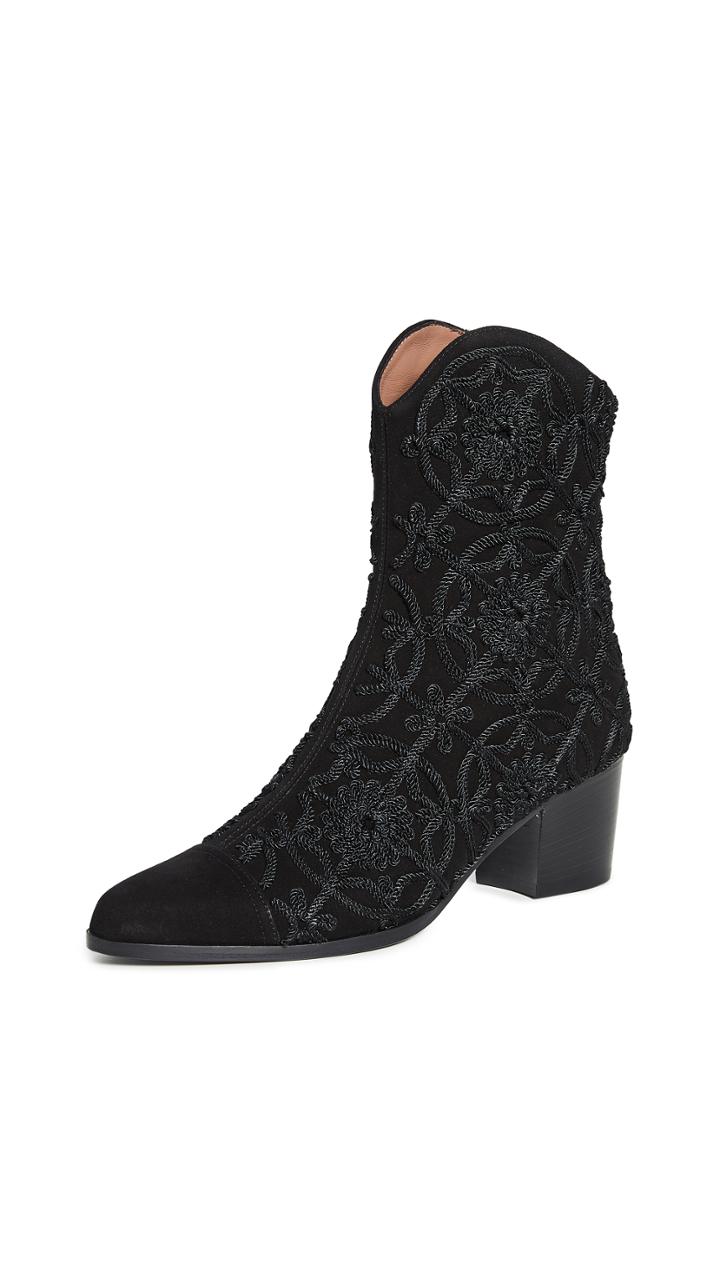 Tabitha Simmons Wyatt Medallion Boots