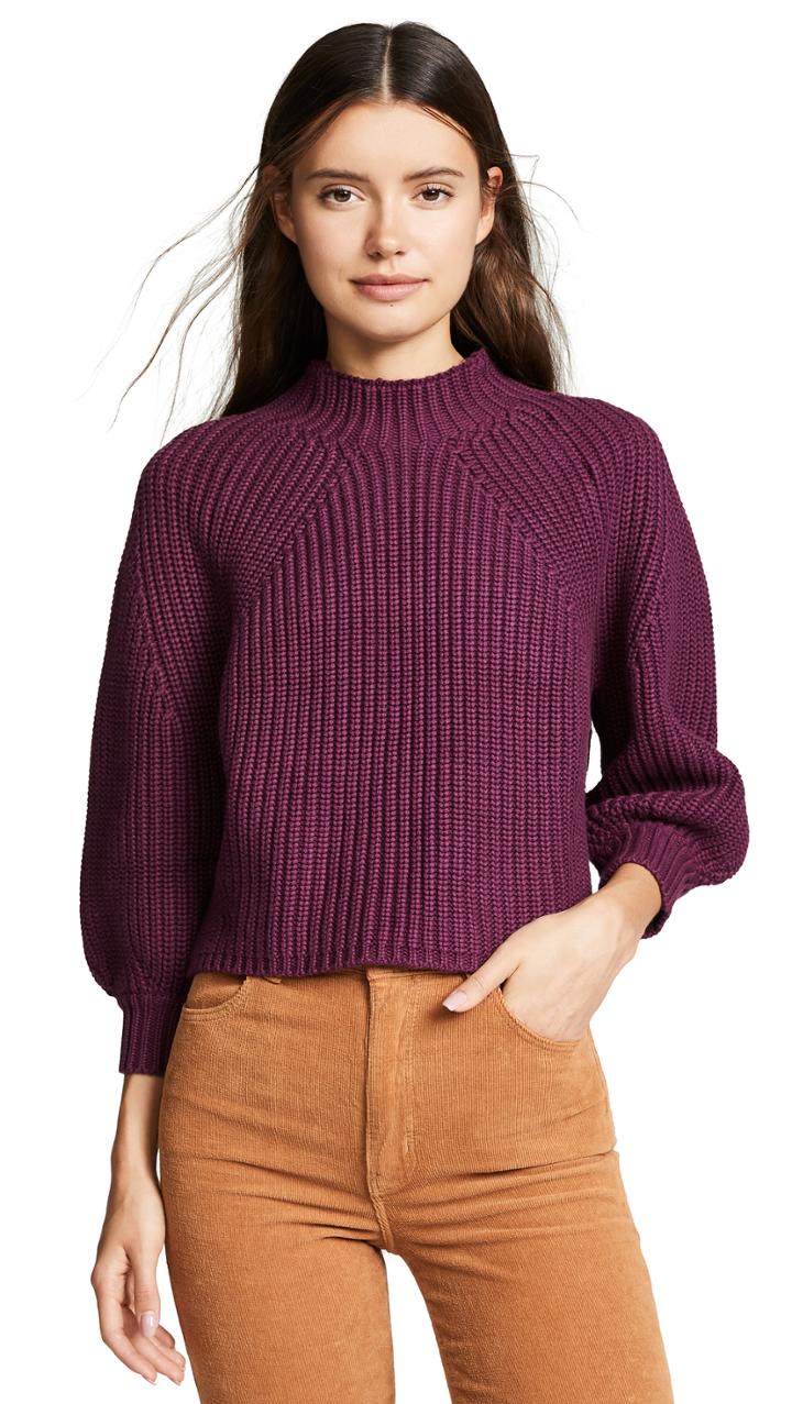 Apiece Apart Merel Funnel Neck Sweater