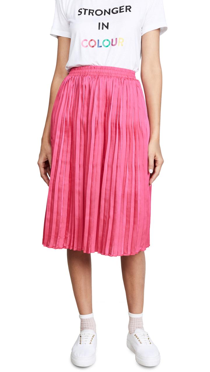 Endless Rose Pleated Midi Skirt
