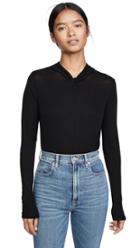 Vince Twisted Turtleneck Top