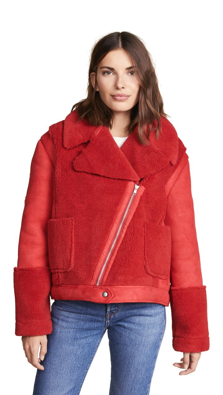Minkpink Alissa Sherpa Jacket