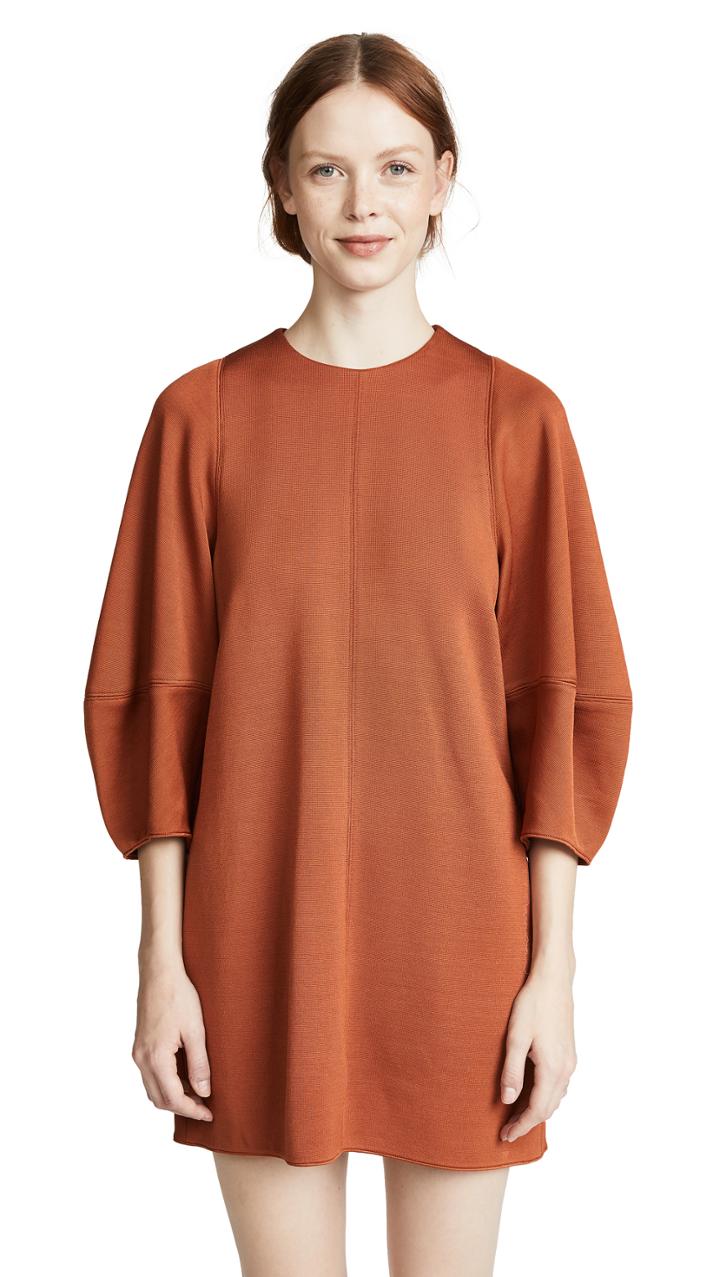Tibi Crepe Mini Dress