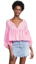 Free People Beaumont Mews Blouse