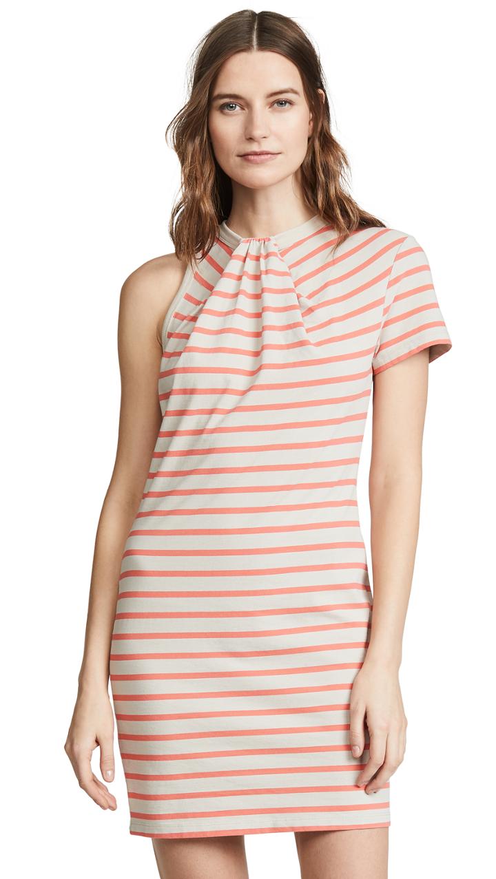 Alexanderwang T Thin Stripe High Twist Dress
