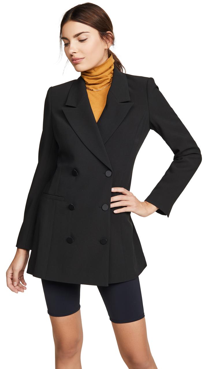 Good American Long Blazer Dress