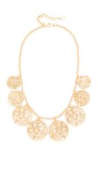 Stella Ruby Large Disc Necklace