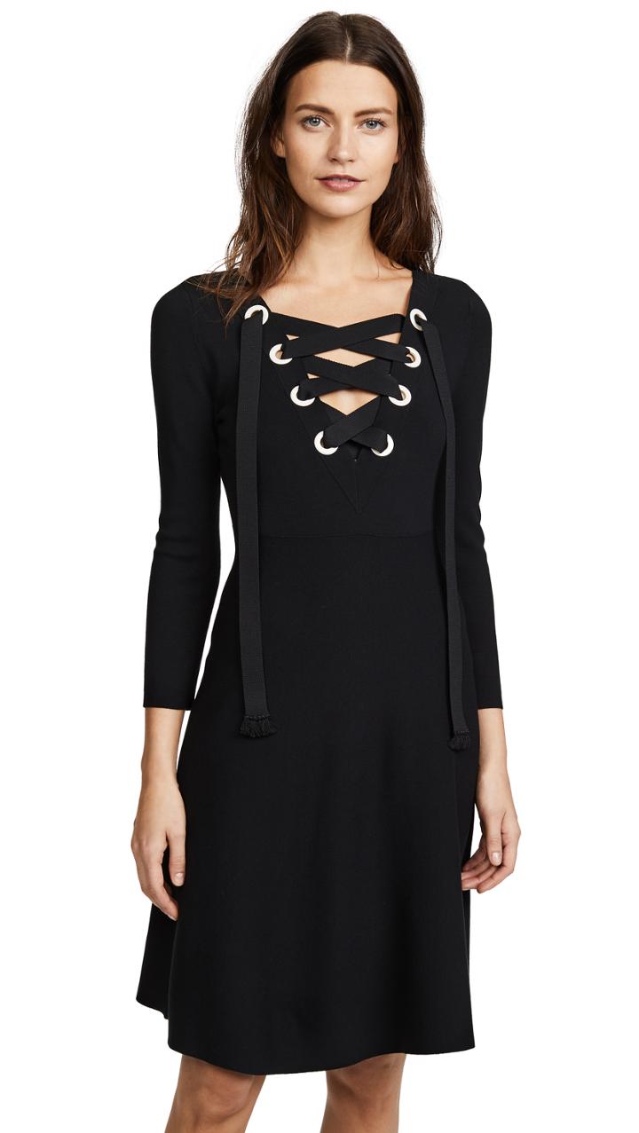 Edition10 Lace Back Knit Dress