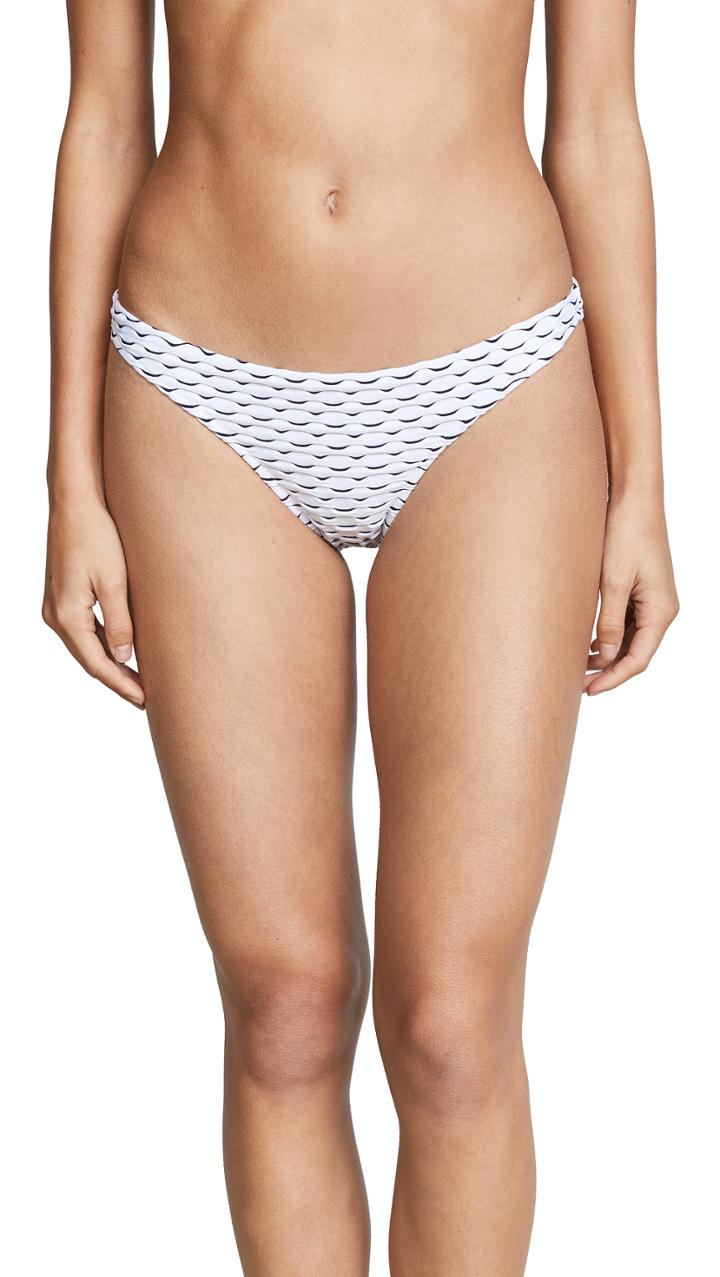 Milly Jacquard Swim Tropez Low Rise Cheeky Bottoms