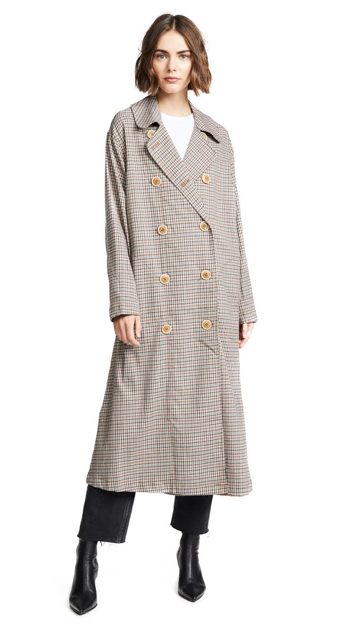 Free People Melody Menswear Trench