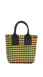 Truss Micro Tote With Leather Handle