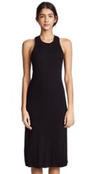 Courreges Long Striped Metallic Dress