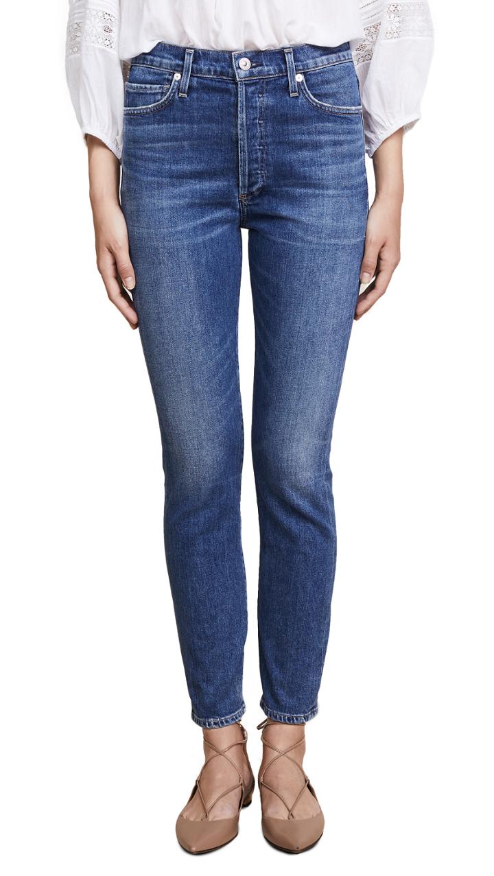 Citizens Of Humanity Olivia High Rise Slim Ankle Jeans